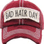 Bad Hair Day Washed Vintage Ball Cap (Purple)