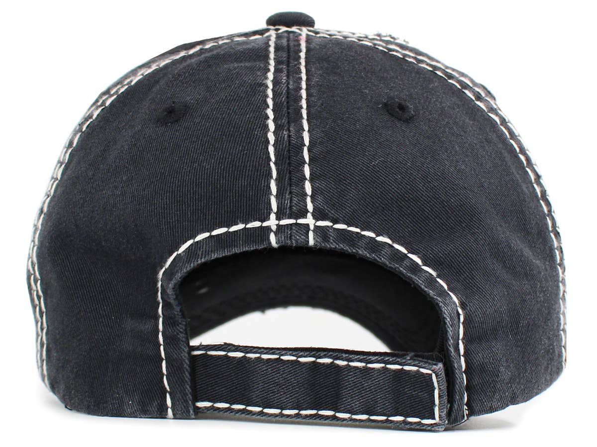 Mama Fuel Vintage Ballcap (Light Pink)