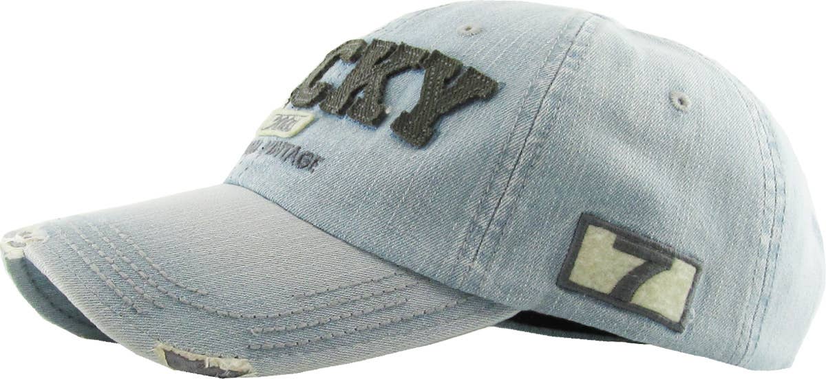 Lucky Vintage Ballcap | KBETHOS: Light Denim