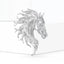 Horse Head Brooch