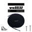Shadow Black Elastic Shoe Laces