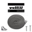 Vulture Gray Elastic Shoe Lace
