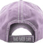 Bad Hair Day Washed Vintage Ball Cap (Purple)