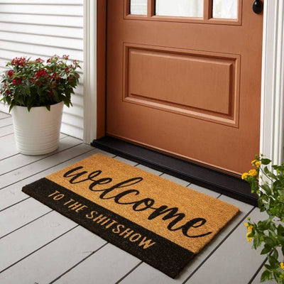Welcome To The Shit Show Coir Door Mat