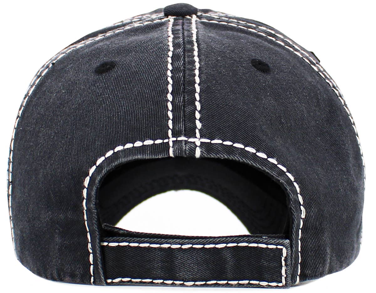 Wild at Heart Vintage Ballcap: Pink