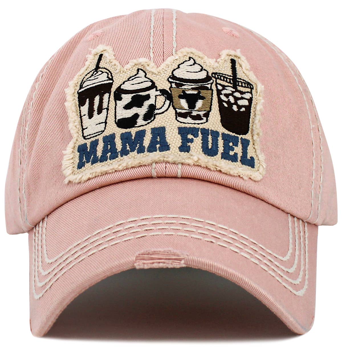Mama Fuel Vintage Ballcap (Light Pink)