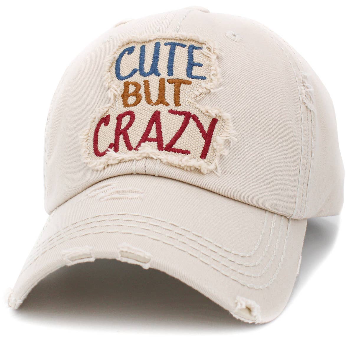 Cute But Crazy Vintage Ballcap: Turquoise