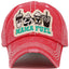 Mama Fuel Vintage Ballcap (Light Pink)