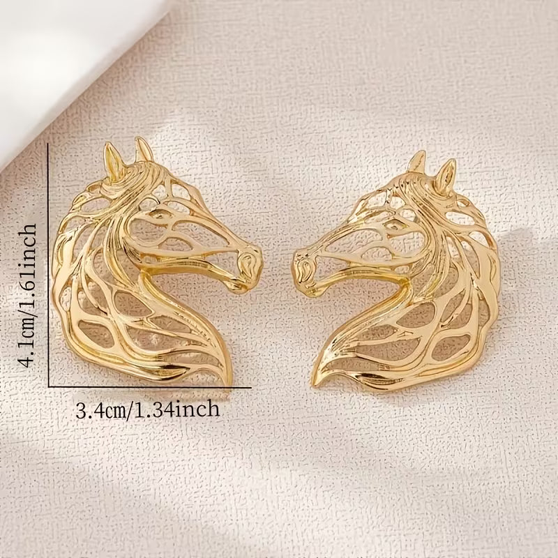 Large Horse Earrings