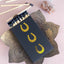 Black Oversized Horseshoe Matches with Gold Foil: Black