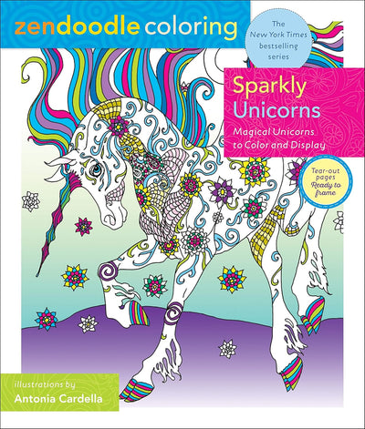 Sparkly Unicorns: Magical Unicorns to Color Display