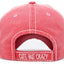 Cute But Crazy Vintage Ballcap: Hot Pink
