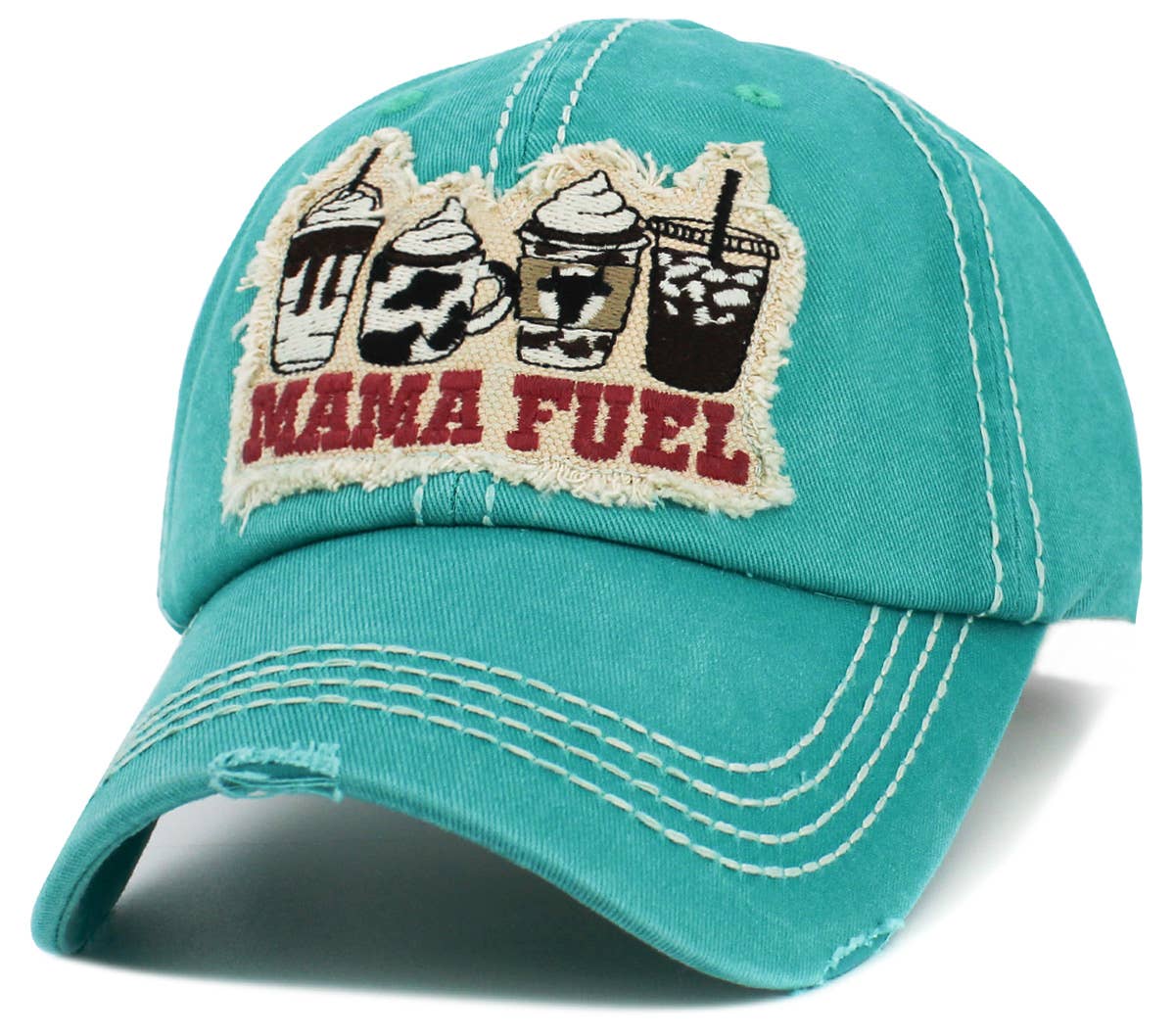 Mama Fuel Vintage Ballcap (Light Pink)