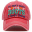 Boots Washed Vintage Ballcap: Hot Pink