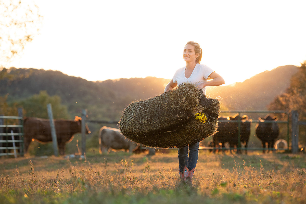 Square Bale Hay Net