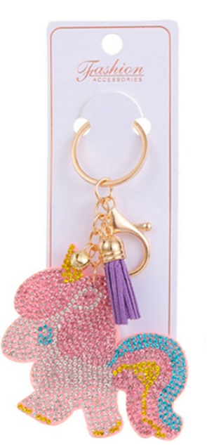 RHINESTONE KEY CHAIN