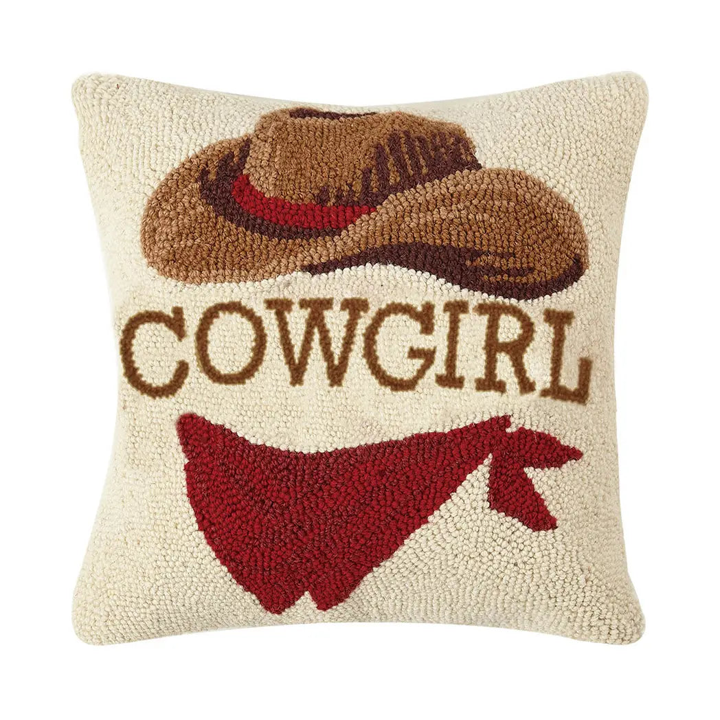 Cowgirl  Hook Pillow