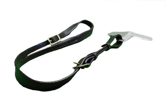 Legacy Leather English Crupper with Stainless Steel Attachment Dark Havana