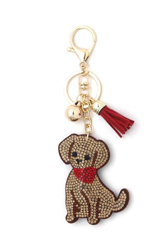 RHINESTONE KEY CHAIN