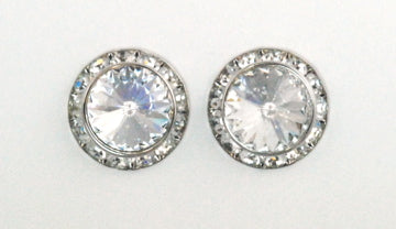 The Finishing Touch Crystal Studs - Gold - Large
