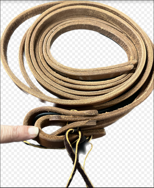 Leather Reins  8 ft.