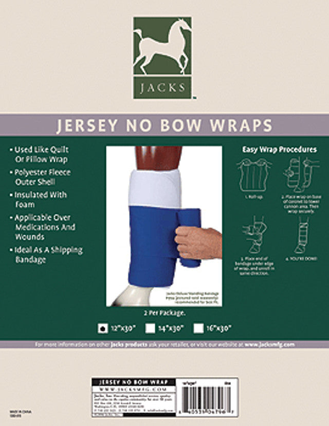Jersey No Bow Wraps