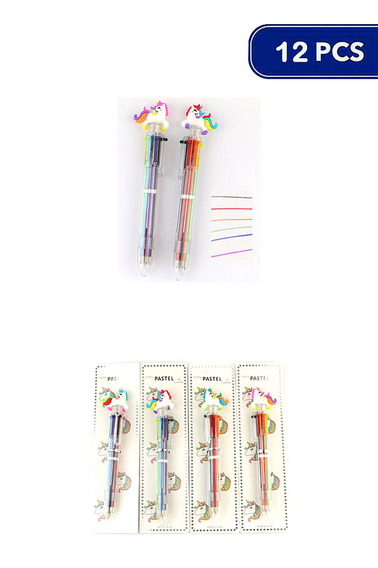 RAINBOW COLOR UNICORN MULTI ALL IN ONE PEN