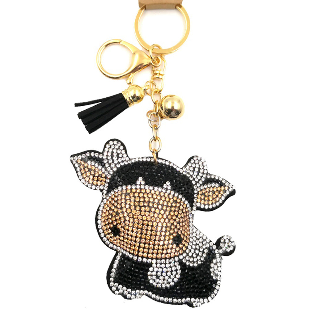 RHINESTONE KEY CHAIN