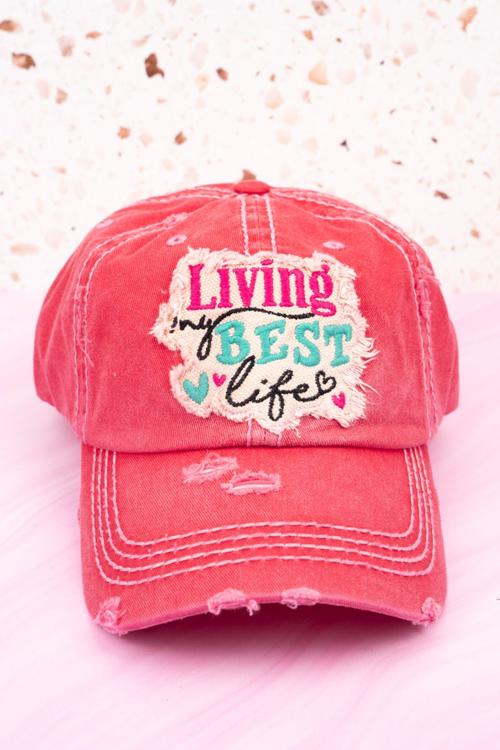 'LIVING MY BEST LIFE' CAP