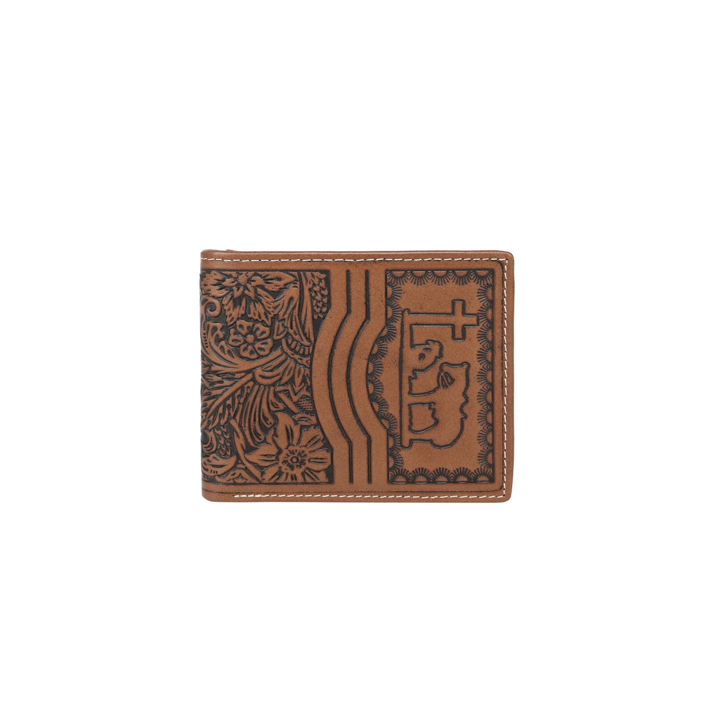MONTANA WEST TOOLED MENS WALLET