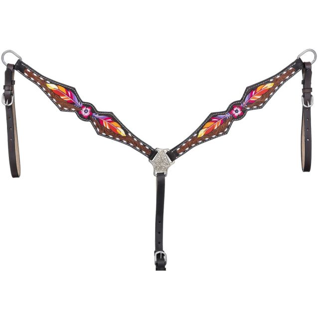 Royal King - Feather & Flower Breastcollar
