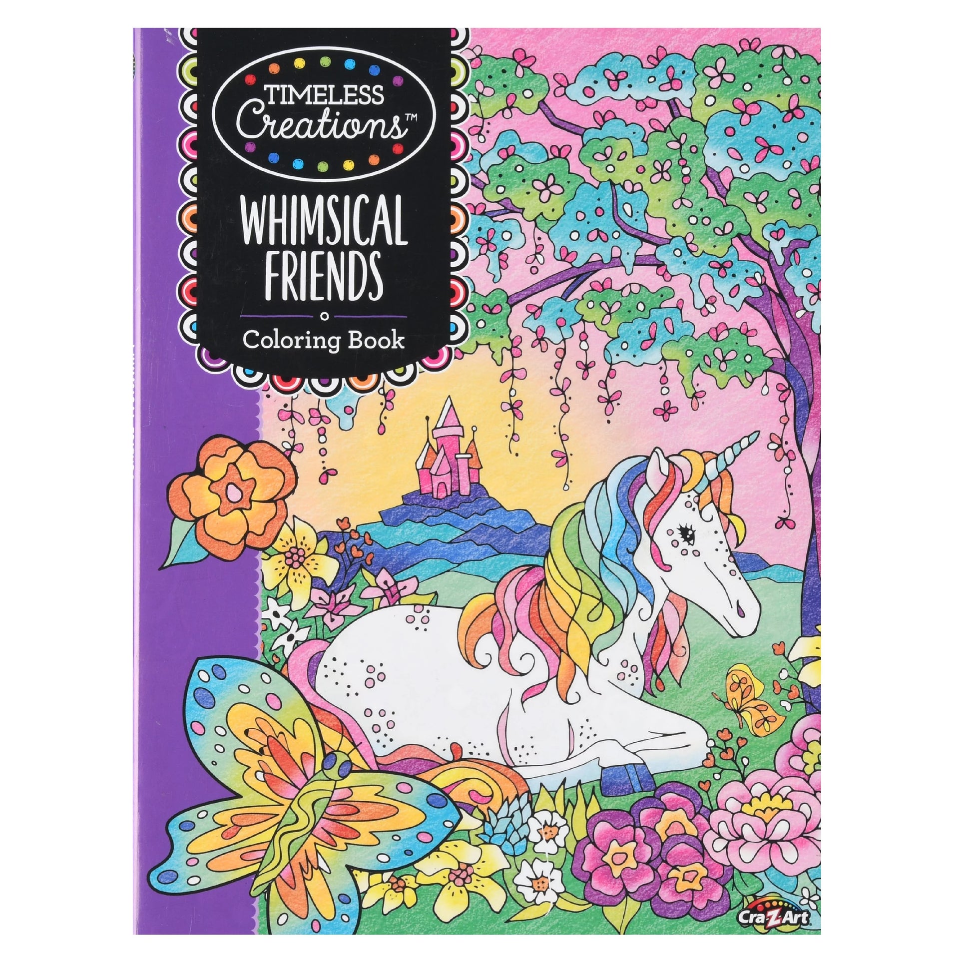 Cra-Z-Art Timeless Creations Coloring Book, Whimsical Friends