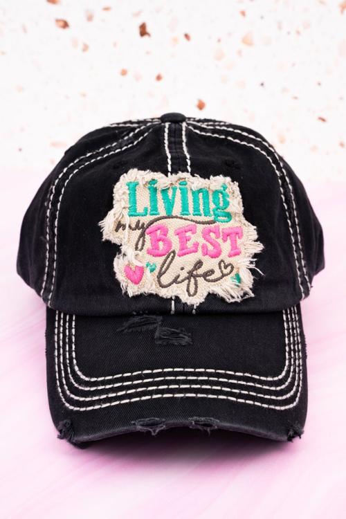 'LIVING MY BEST LIFE' CAP