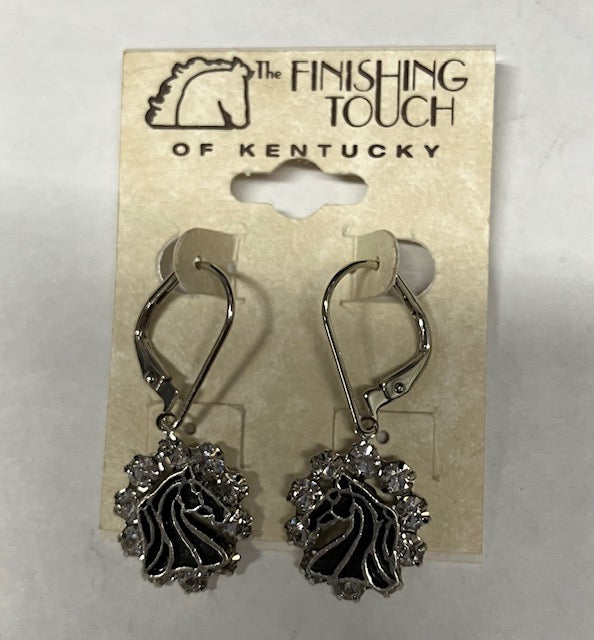 The Finishing Touch - Crystal Oval Horse Head