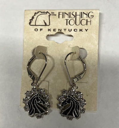 The Finishing Touch - Crystal Oval Horse Head