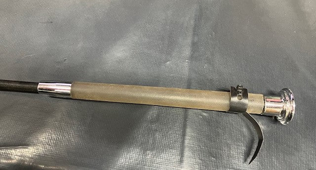 Brown Grip Handle Pig Whip 21"