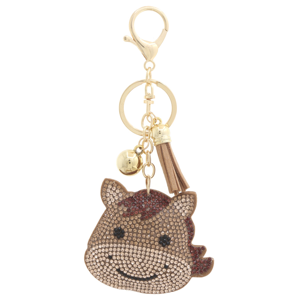 RHINESTONE KEY CHAIN