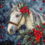 Winter Horse Counted Cross Stitch Kit by Letistitch L9955