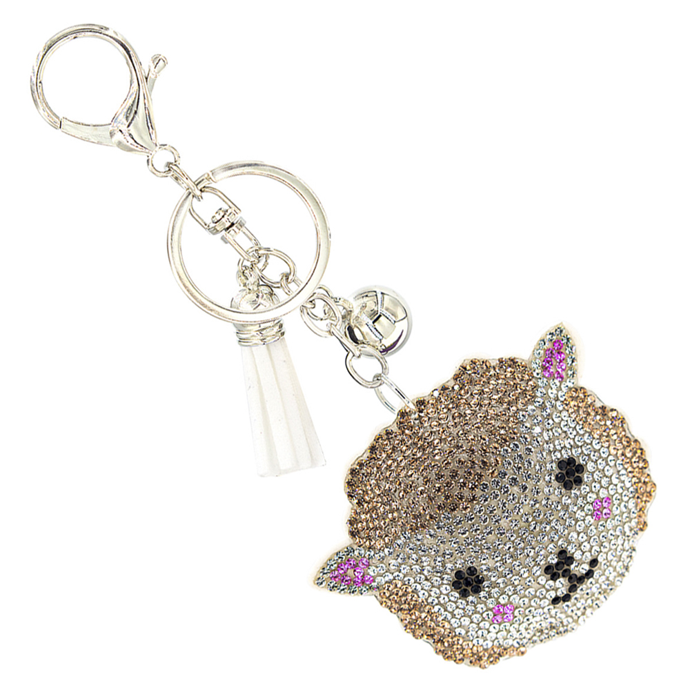 RHINESTONE KEY CHAIN