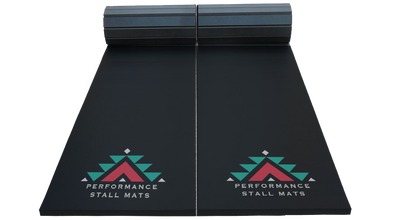 6x9 Portable Stall Mat Kit Black