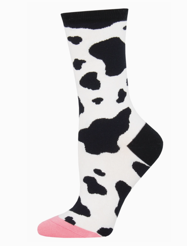 Cow Java Sock Moo! Cow Adult Socks – Air Capital Tack