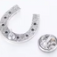 Silver Horseshoe Pin