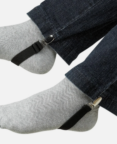 Jacks Elastic Pant Clip Underpass - Black