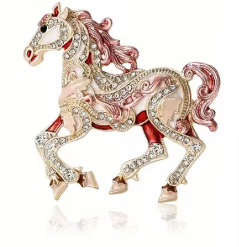 Colorful Galloping Horse Pins