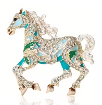 Colorful Galloping Horse Pins