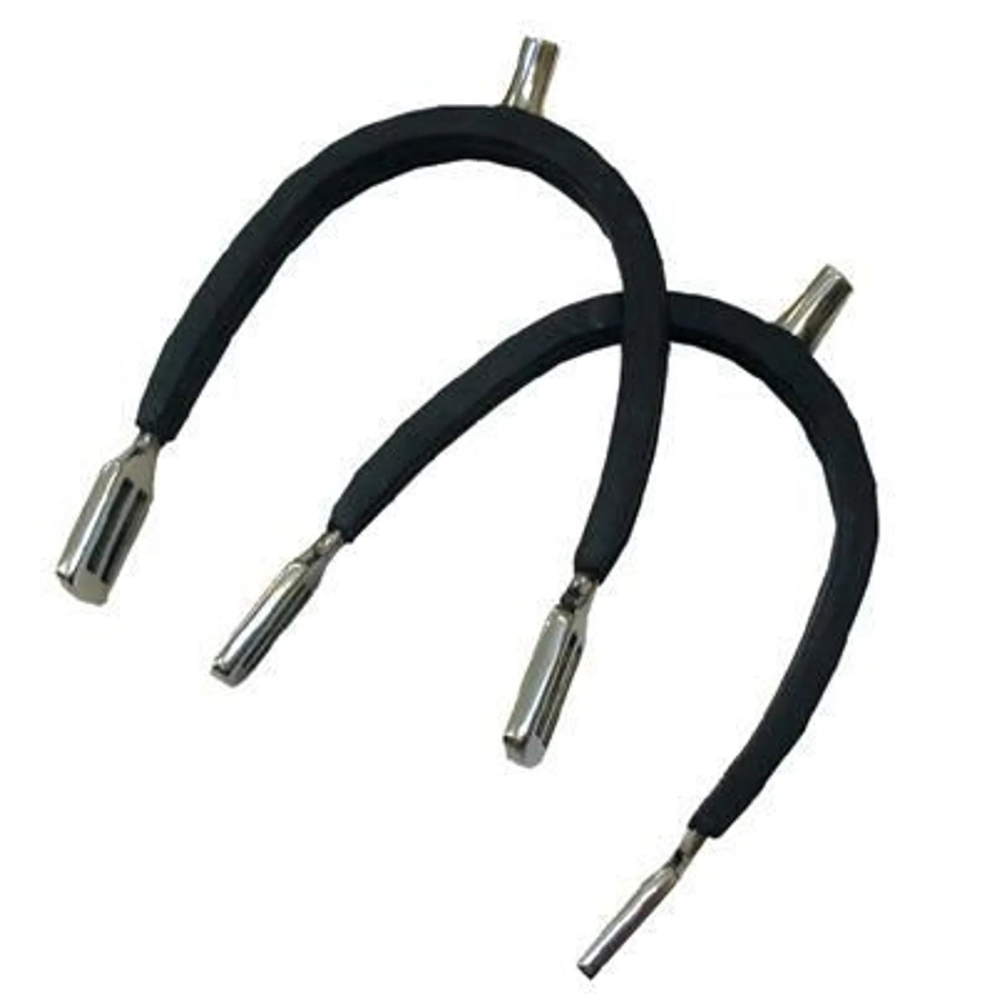 Stainless Steel Spurs with Rubber - 10mm Shank