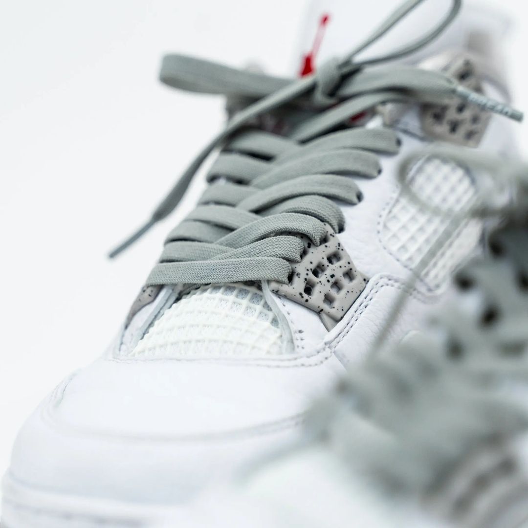 Vulture Gray Elastic Shoe Lace