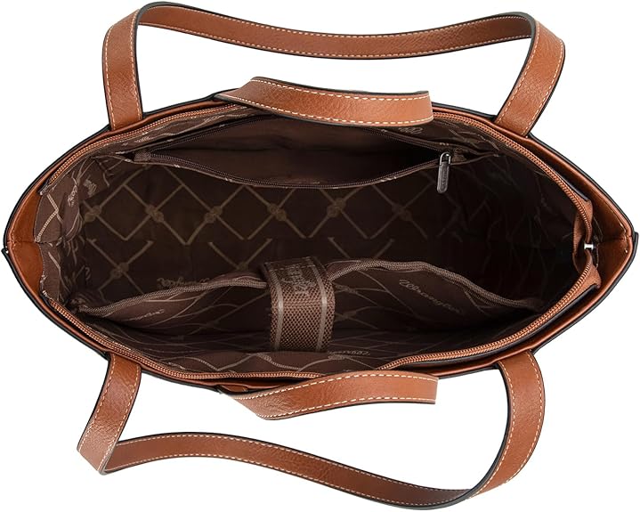 Montana West - Canvas Top Handle Tote (Brown)