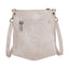 Montana West - "W" Stitch Denim Pocket Crossbody (Beige)