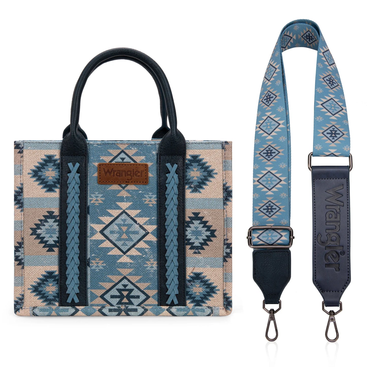 Montana West - Aztec Pattern Dual Sided Print Tote/Crossbody